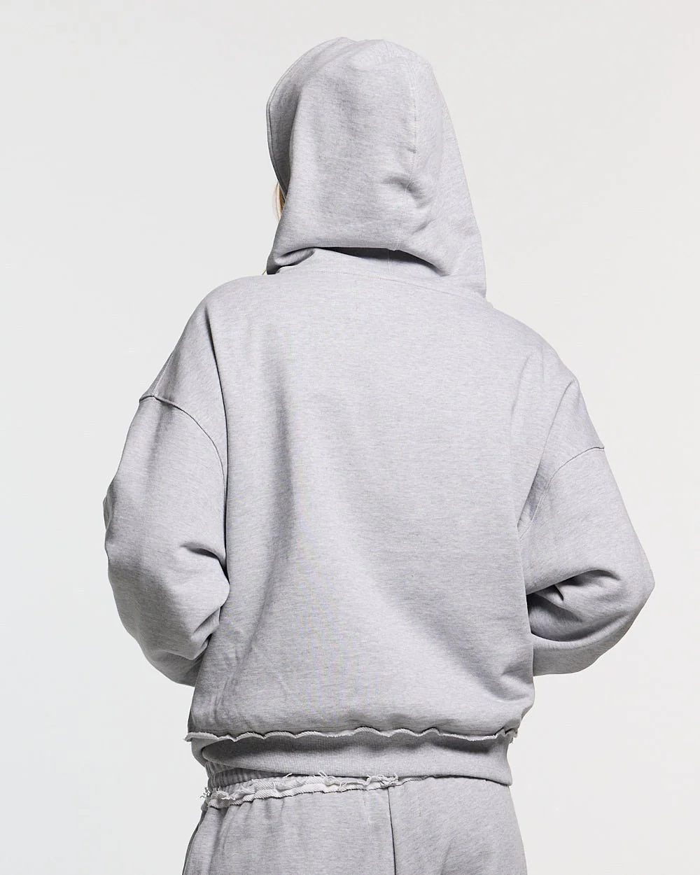 DAILY SET ZIP UP GREY MELANGE - Image 6
