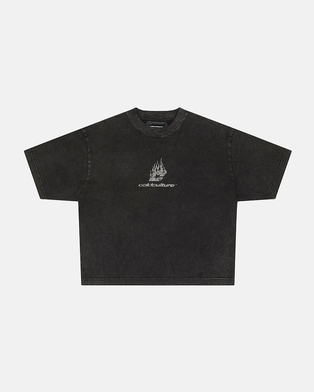 DARK FLAMES TEE BLACK