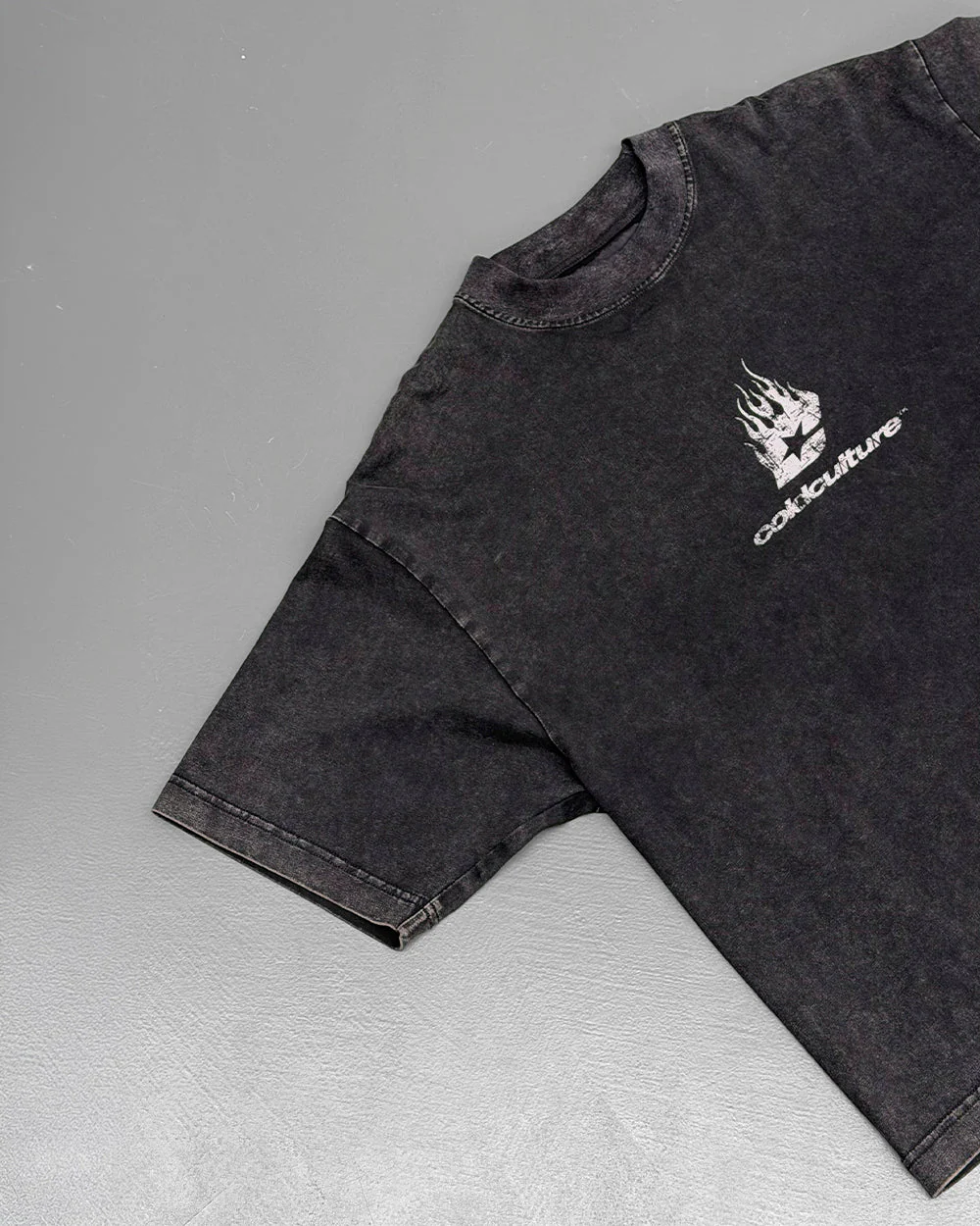 DARK FLAMES TEE BLACK - Image 10