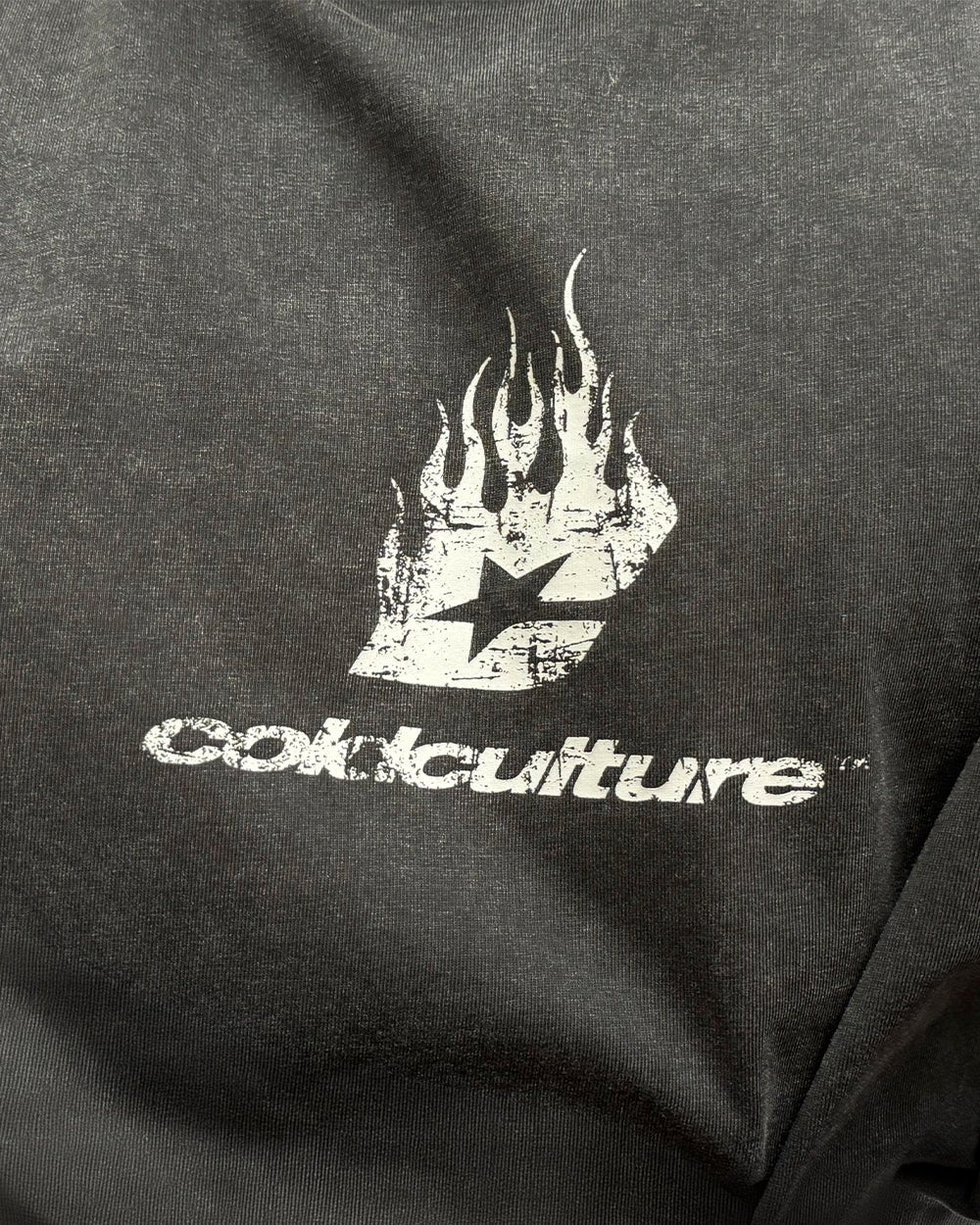 DARK FLAMES TEE BLACK - Image 9