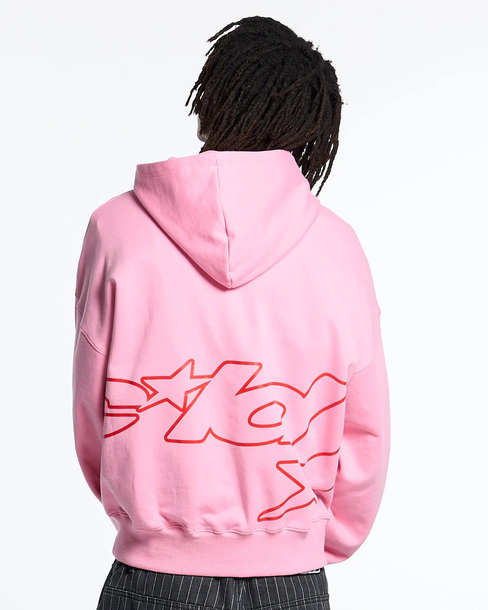 DEFENSE HOODIE PINK AND RED - Image 2