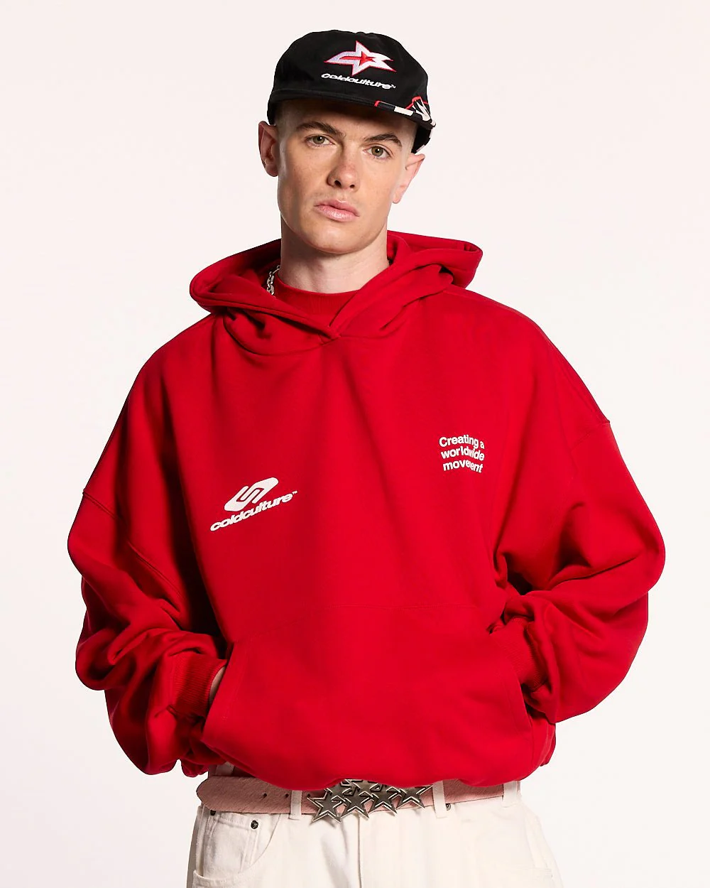 DEFENSE HOODIE RED - Image 4
