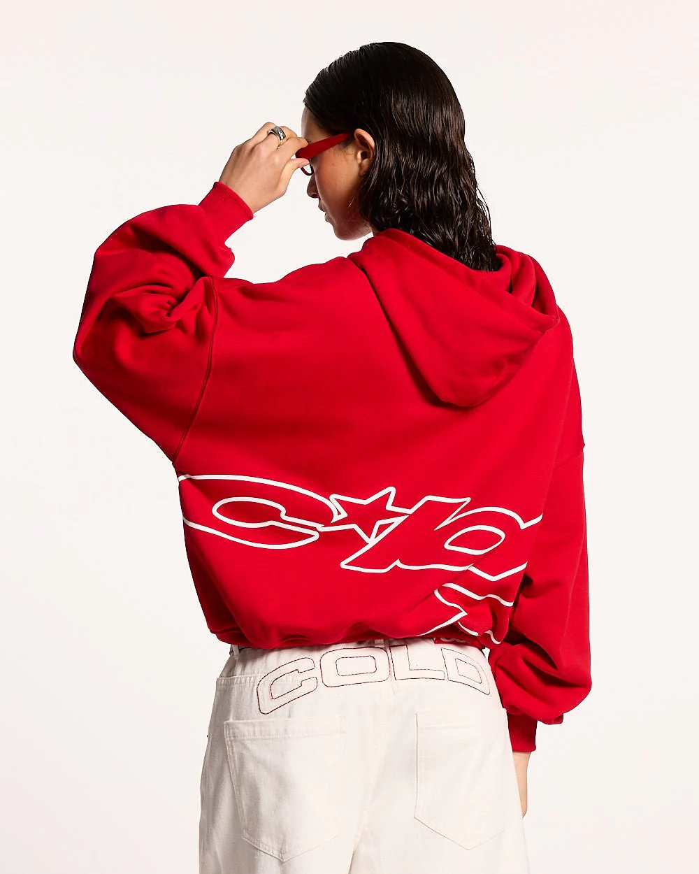 DEFENSE HOODIE RED - Image 5