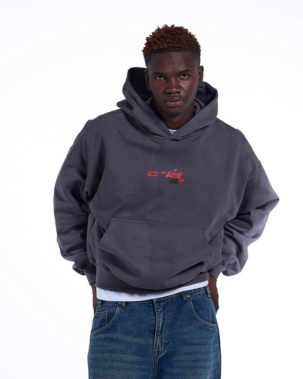 DEMON HOODIE GREY - Image 4