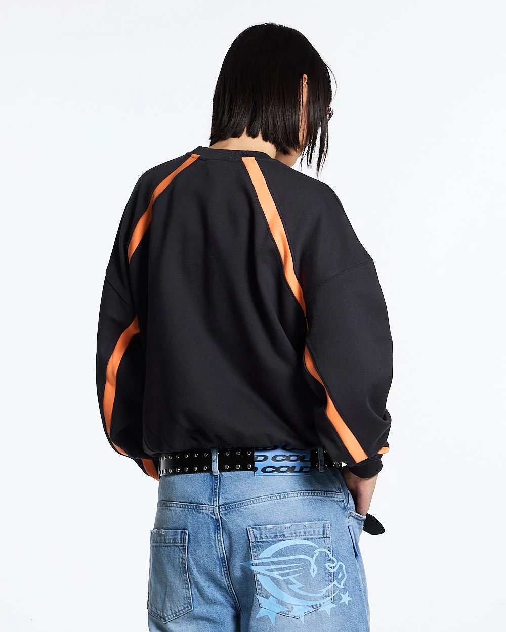 DETAILED CREWNECK BLACK - Image 6
