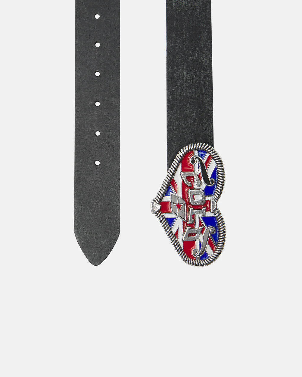 DIANA LEATHER  BELT DUST BLACK - Image 2