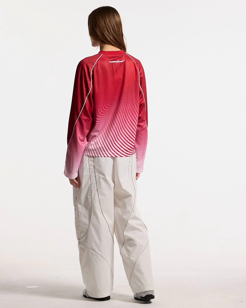 DIFFUSION LONGSLEEVE RED & WHITE - Image 6