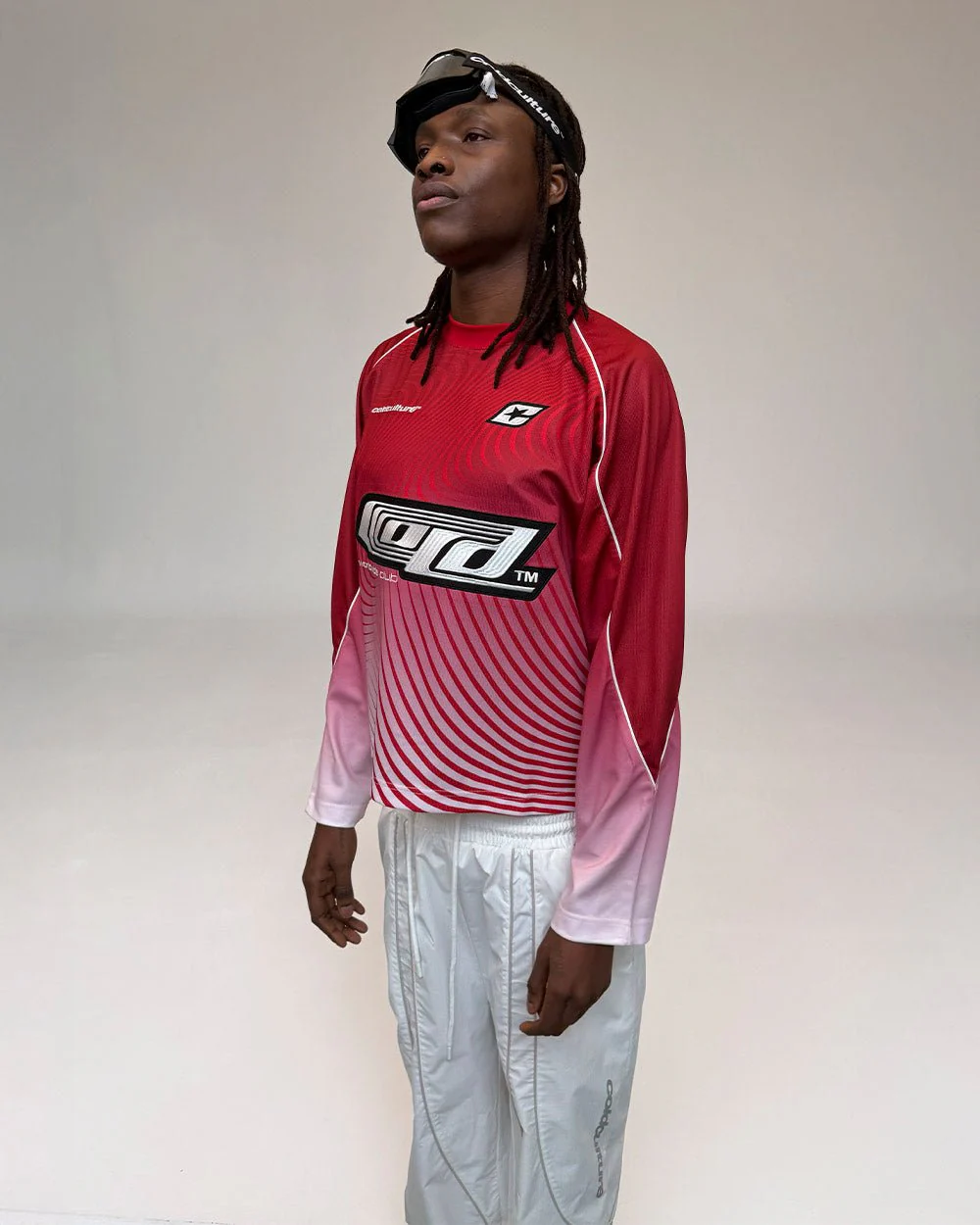 DIFFUSION LONGSLEEVE RED & WHITE - Image 8