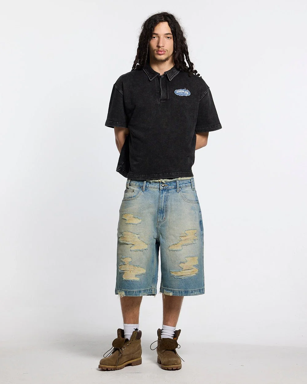 DISRUPT SHORTS LIGHT BLUE - Image 5