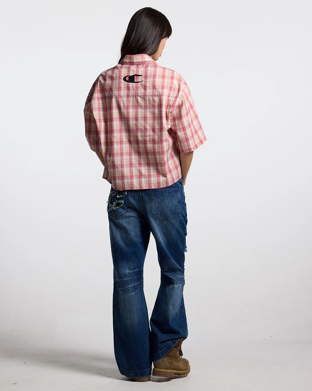 DISTORTED CHECK SHIRT - Image 6