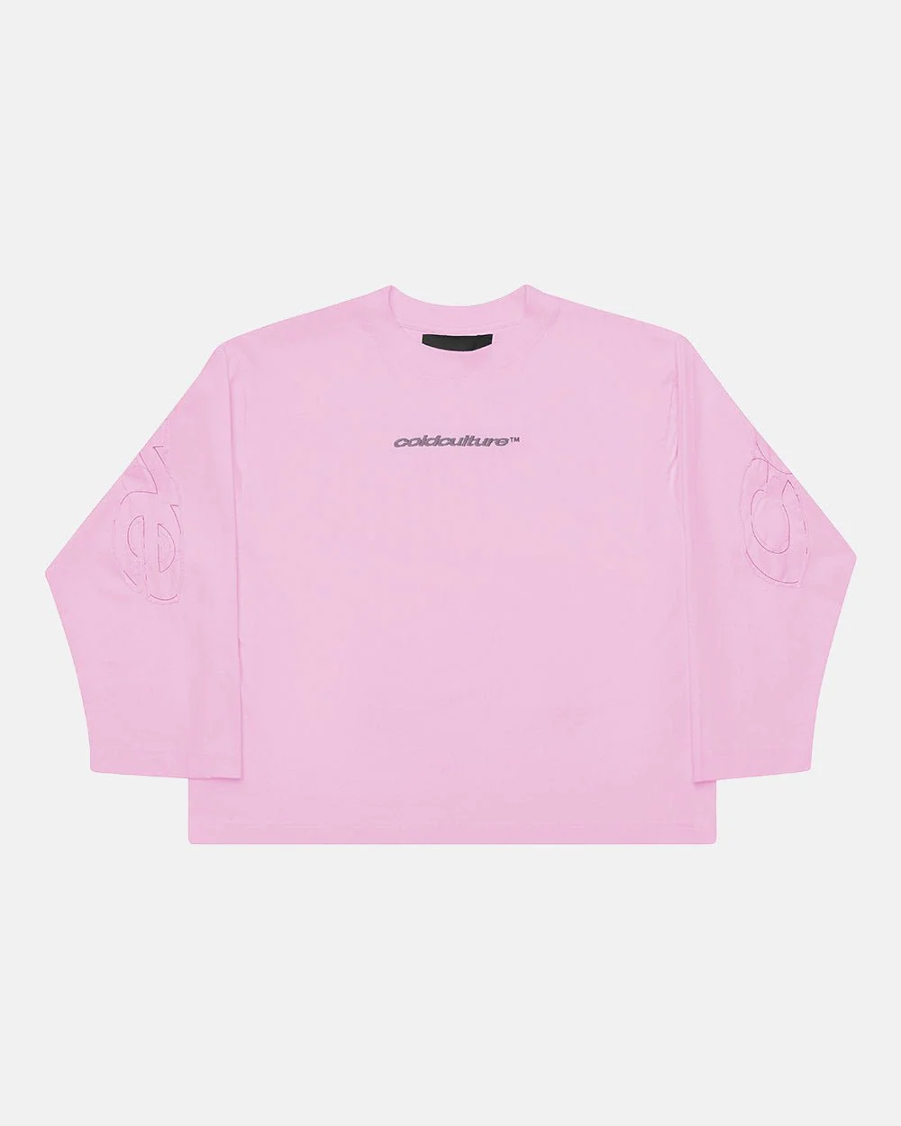 DISTRESS CURVED LONGSLEEVE PINK - Image 2