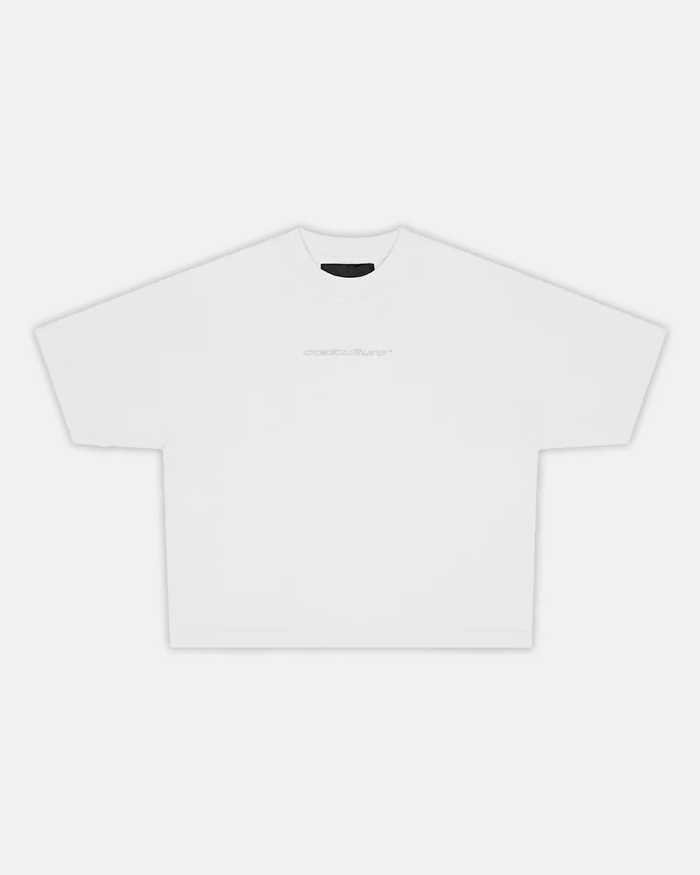 DISTRESS CURVED TEE WHITE - Image 3