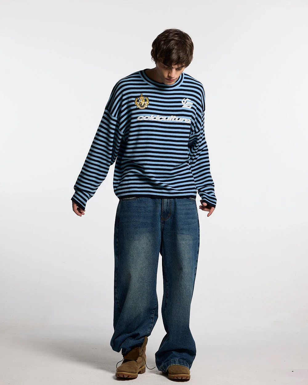 DISTRESS STARS V2 PANTS BLUE DENIM - Image 6