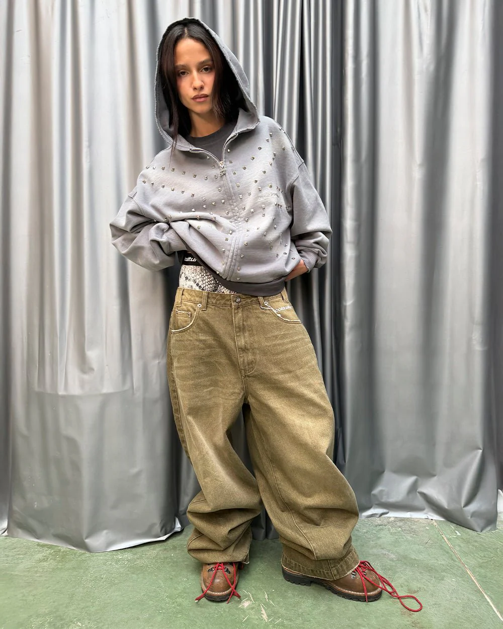 DISTRESS STARS V2 PANTS BROWN DENIM - Image 10