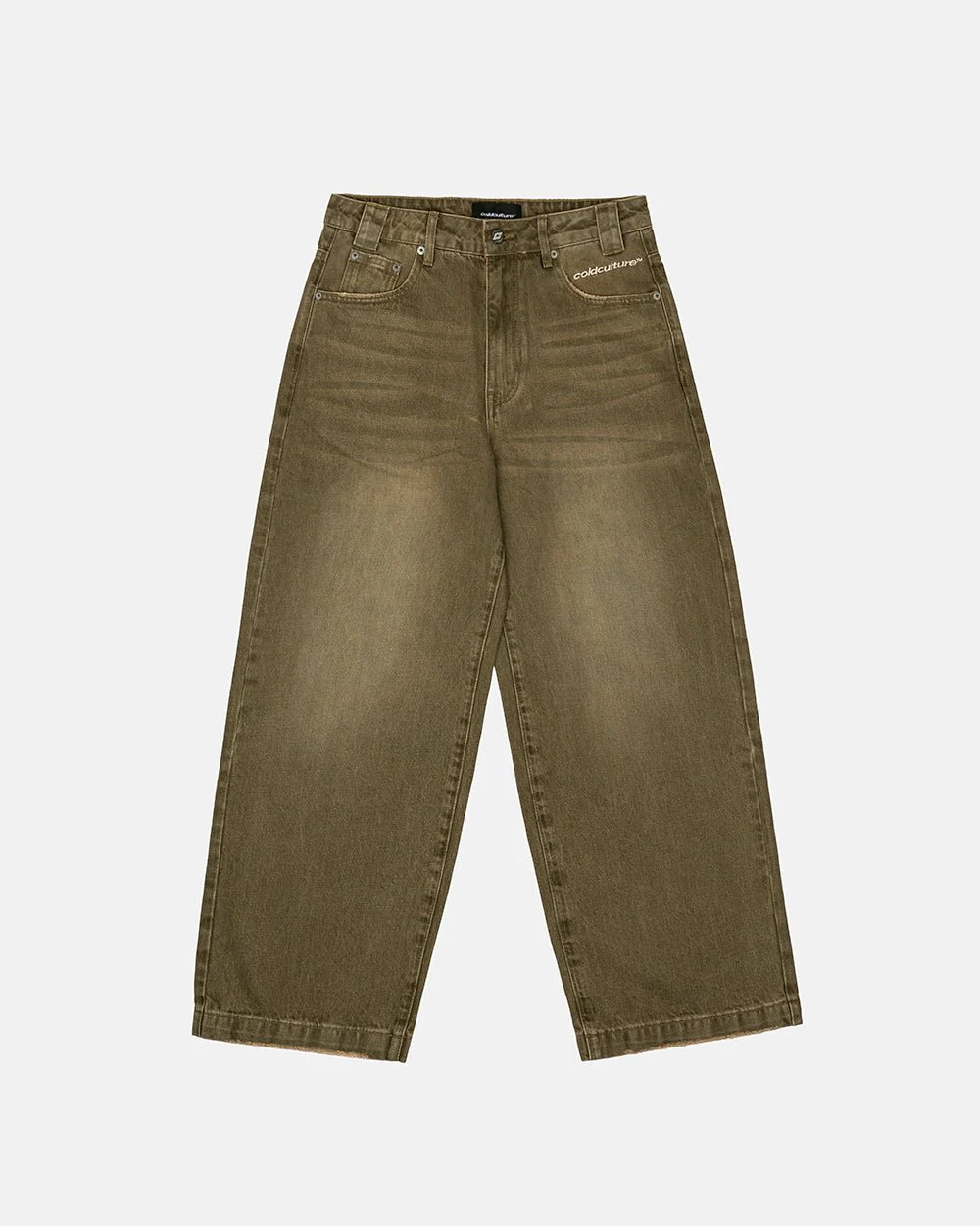 DISTRESS STARS V2 PANTS BROWN DENIM - Image 4