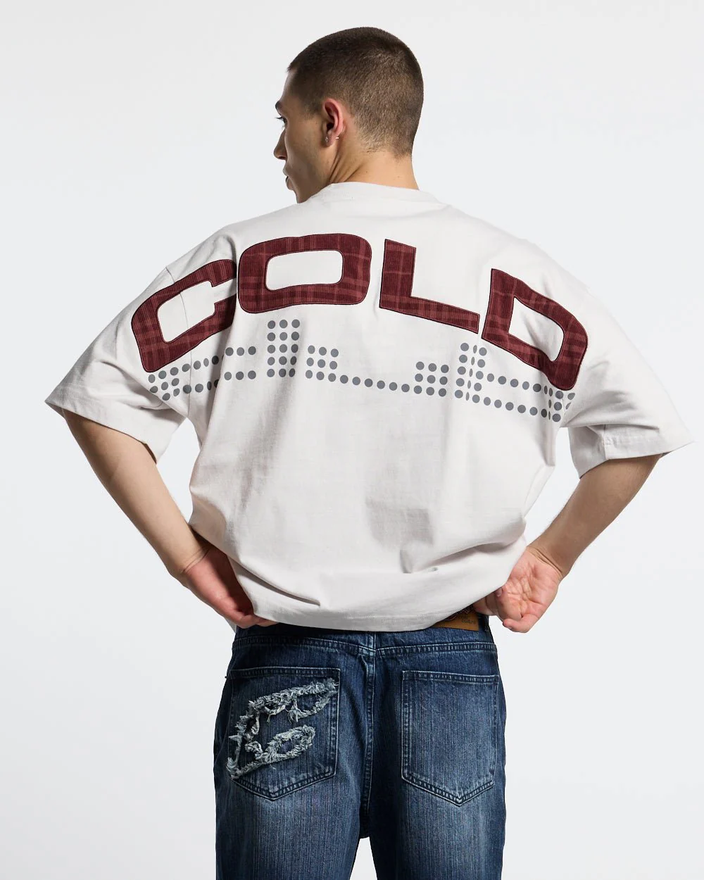 DOTS CLUB TEE LIGHT GREY
