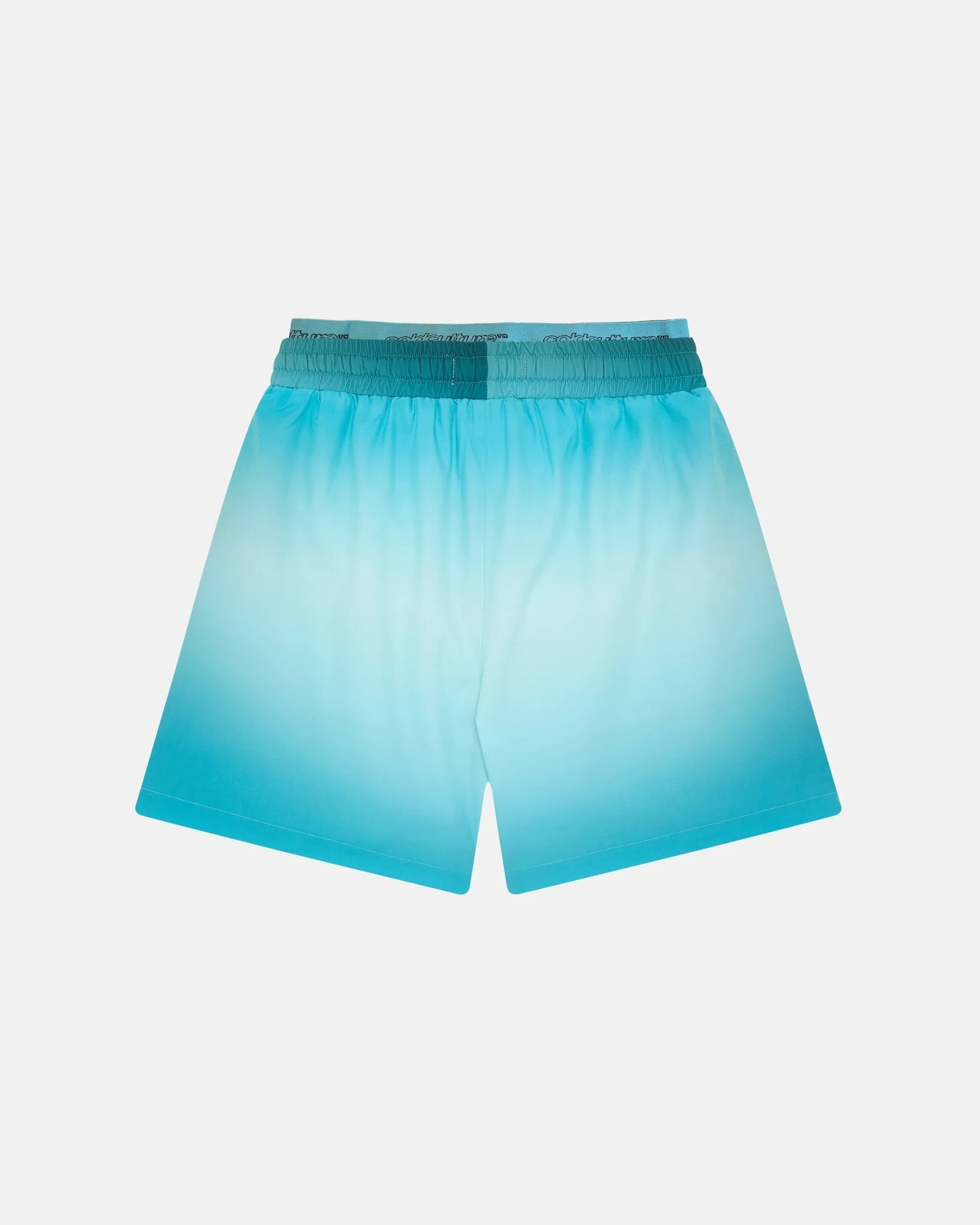 DOUBLE WAIST SWIM SHORTS GRADIENT BLUE - Image 2