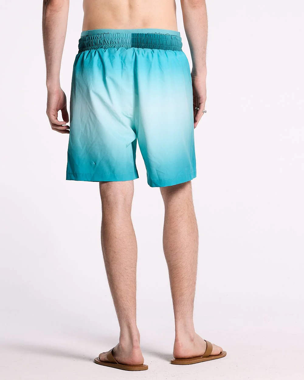 DOUBLE WAIST SWIM SHORTS GRADIENT BLUE - Image 4