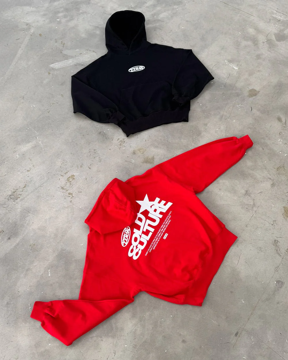 DOWN TO LUCK HOODIE RED - Image 7