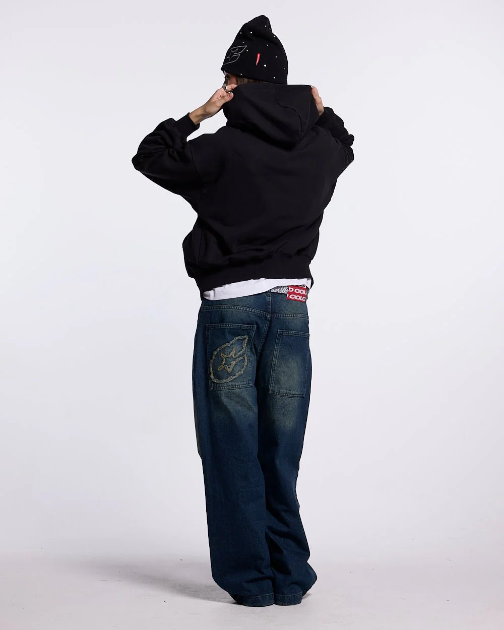 DRIVEN ZIP HOODIE BLACK - Image 6