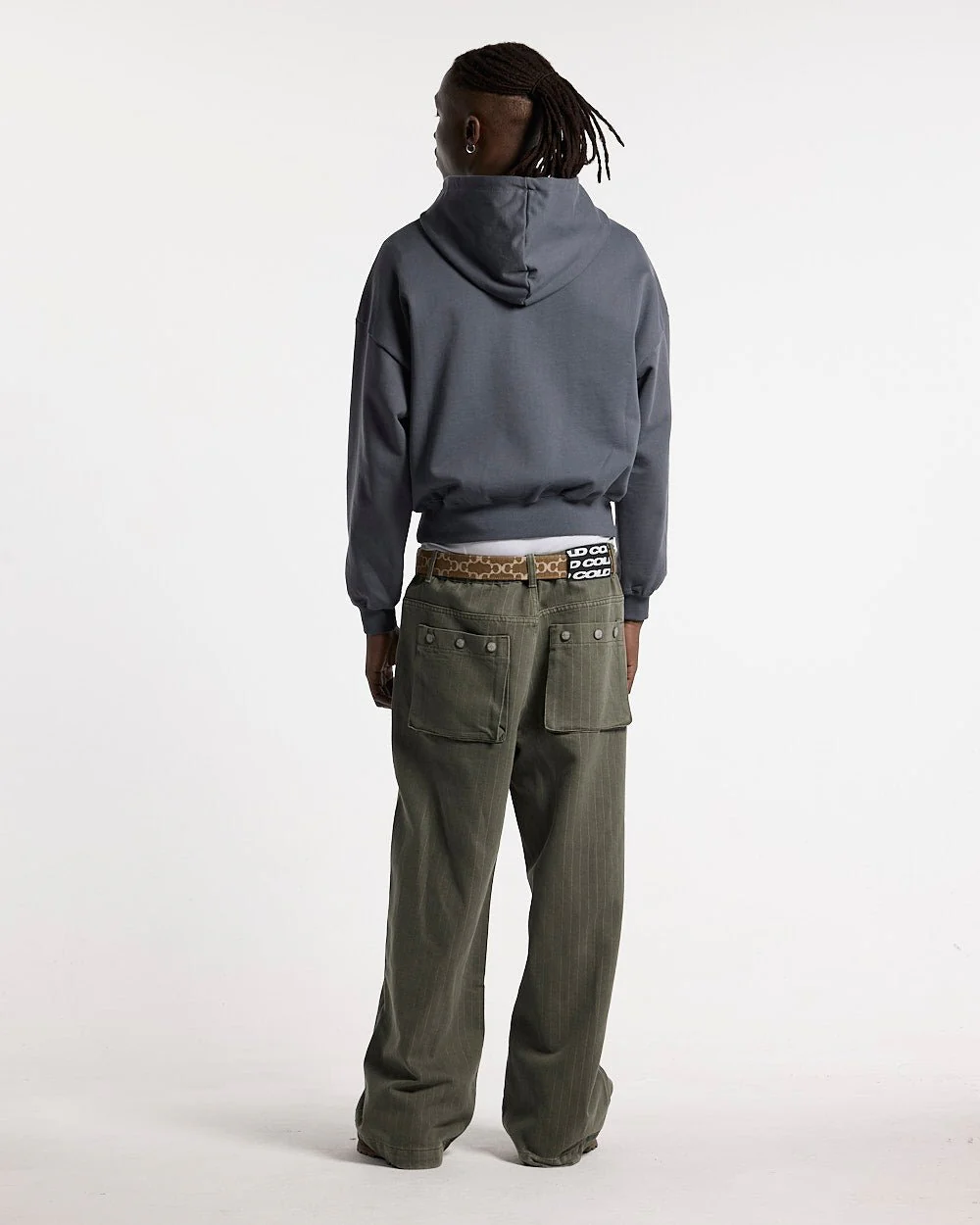 DRIVEN ZIP HOODIE INDIGO BLUE - Image 4