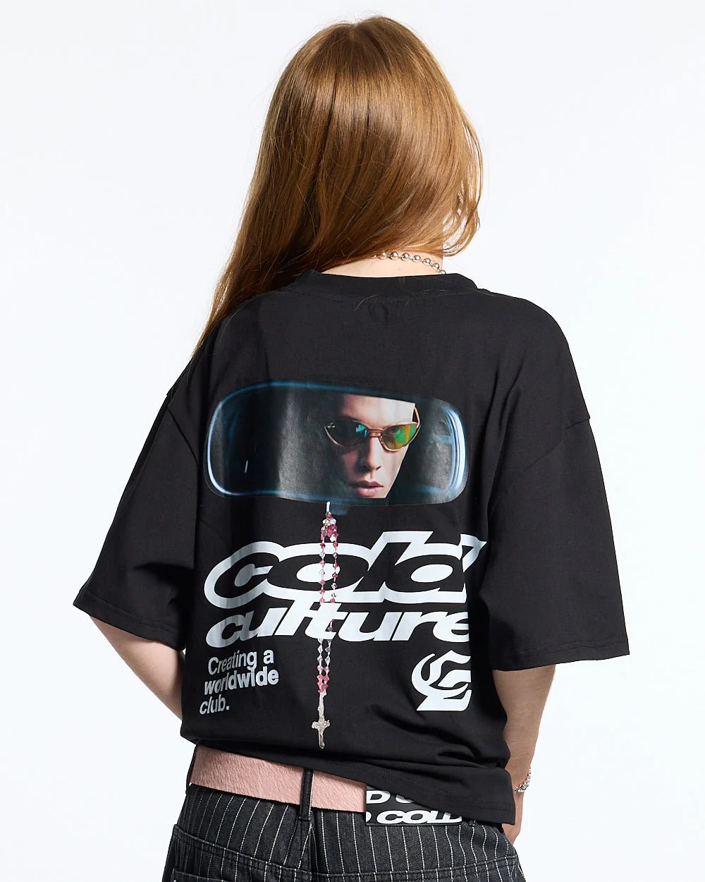 DRIVING MIRROR TEE BLACK - Image 5