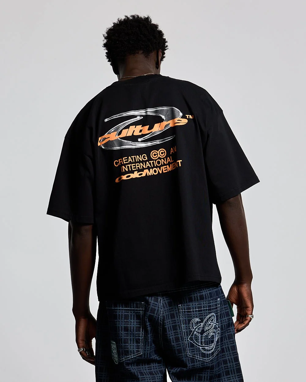 DYNAMIC TEE BLACK AND ORANGE - Image 2