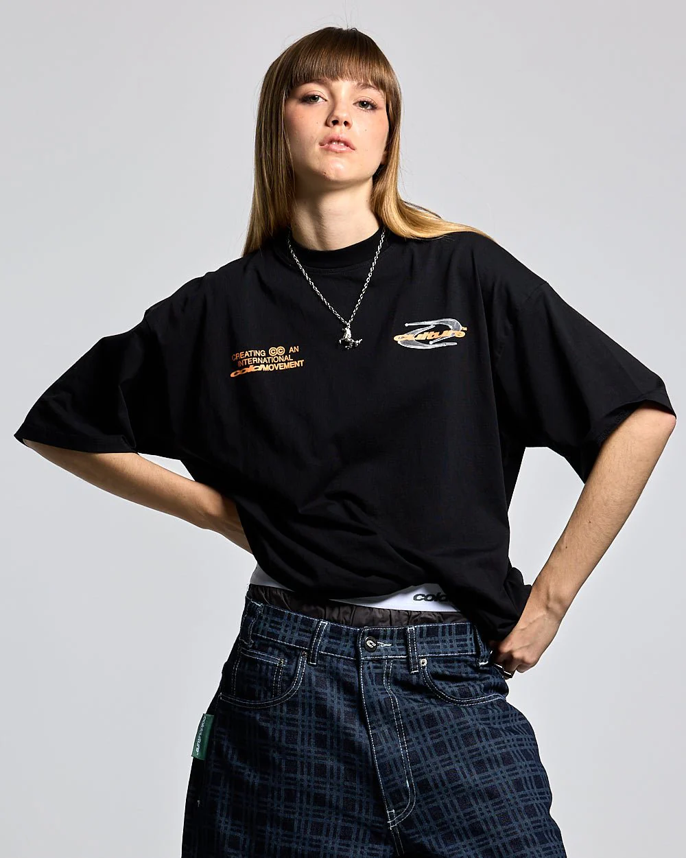 DYNAMIC TEE BLACK AND ORANGE - Image 6