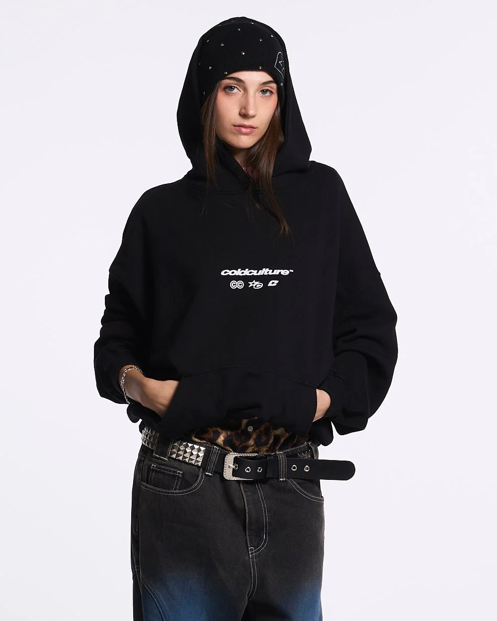 ELECTRIC SHINE HOODIE BLACK - Image 6