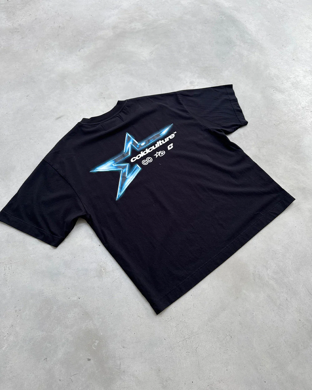 ELECTRIC SHINE TEE BLACK - Image 8