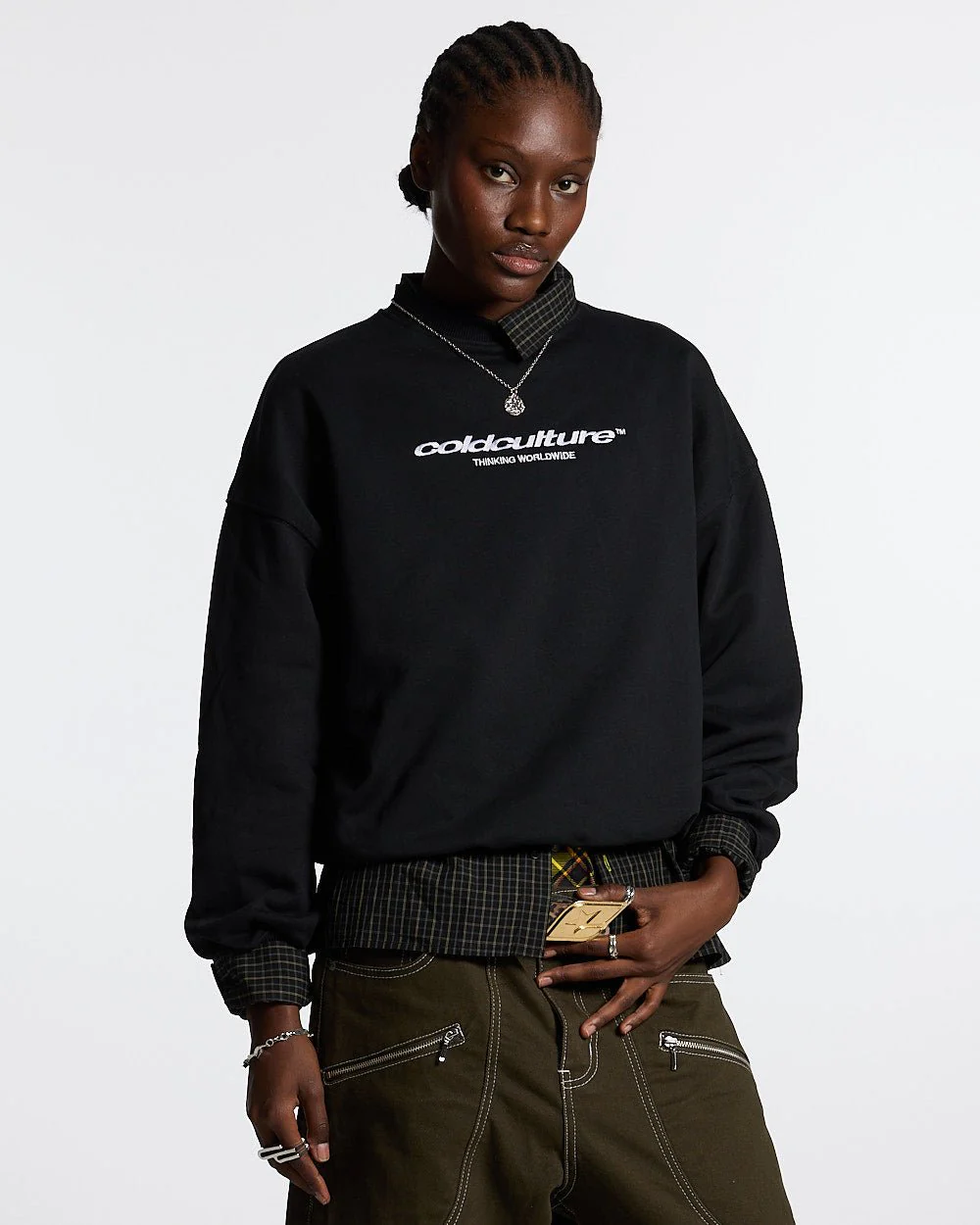 ESSENTIAL CREWNECK BLACK - Image 5