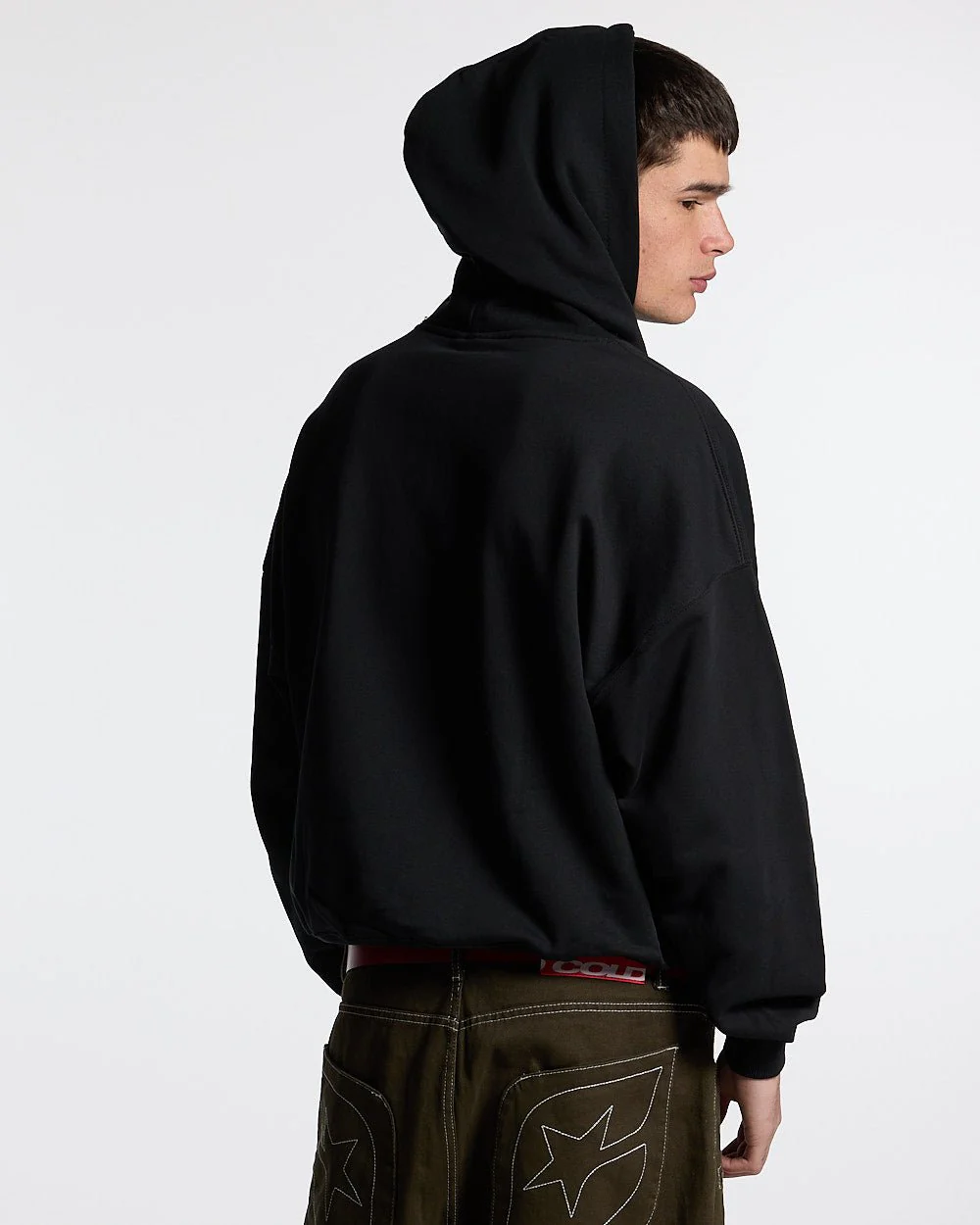 ESSENTIAL HOODIE BLACK - Image 4