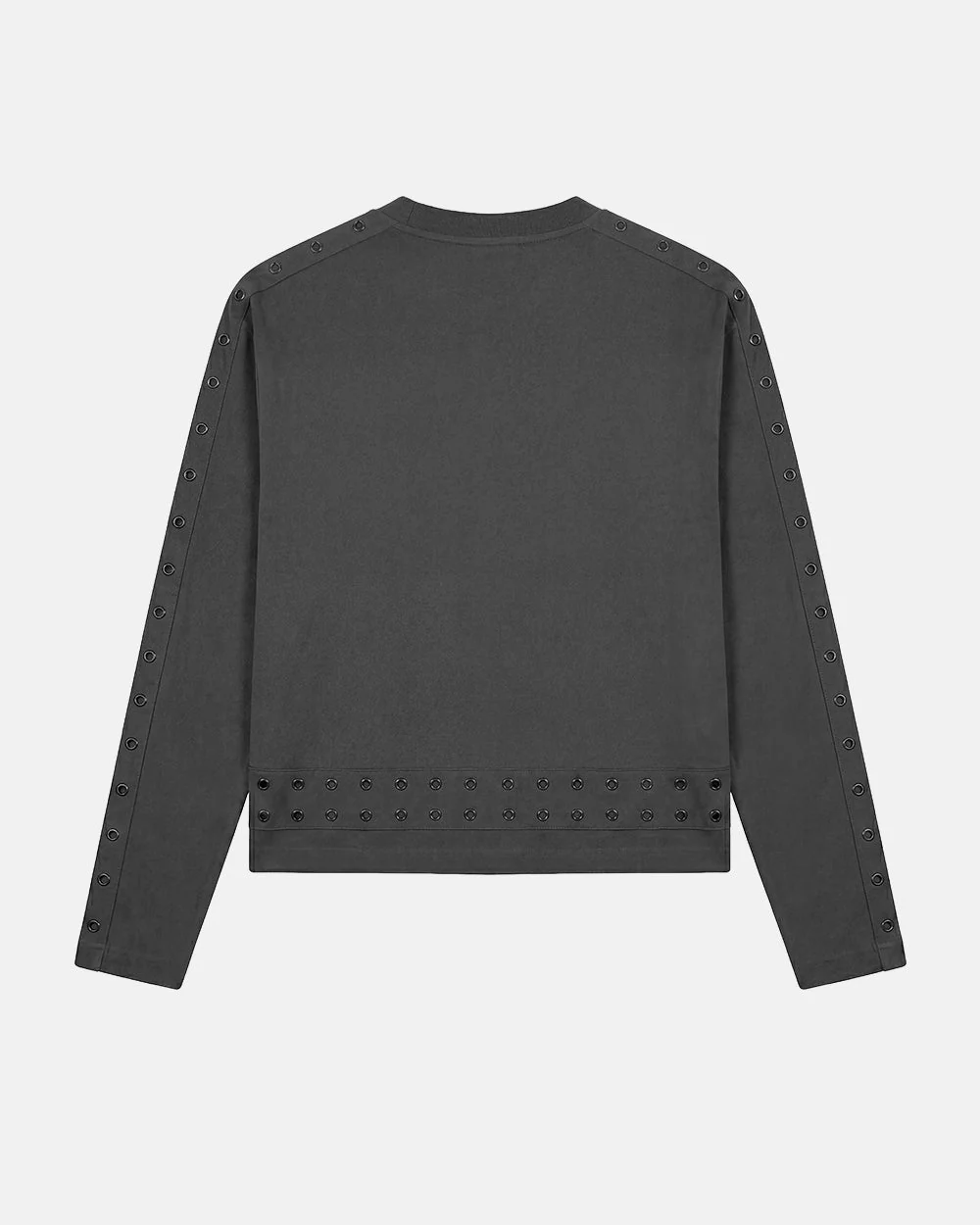 EYELET LONGSLEEVE BLACK - Image 4