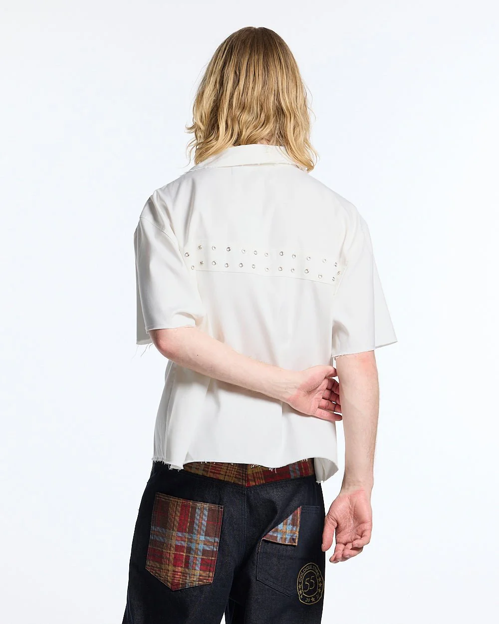 EYELET SHIRT OFF WHITE - Image 2