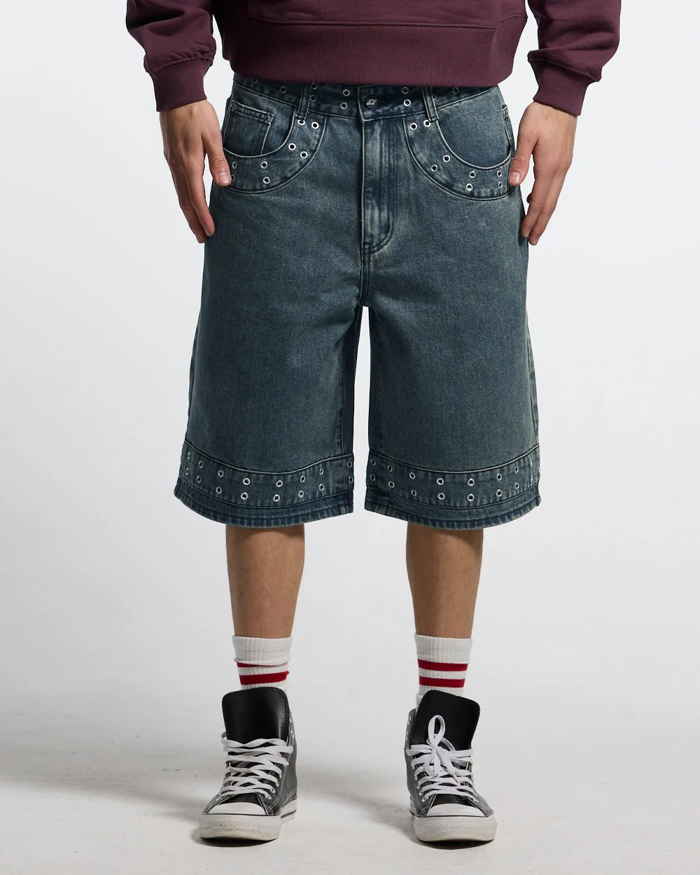 EYELET V2 SHORT DENIM - Image 2
