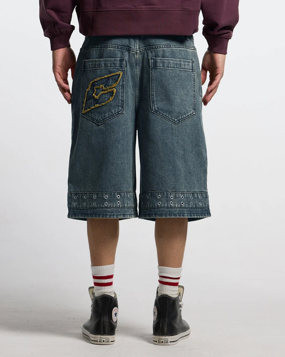 EYELET V2 SHORT DENIM - Image 4