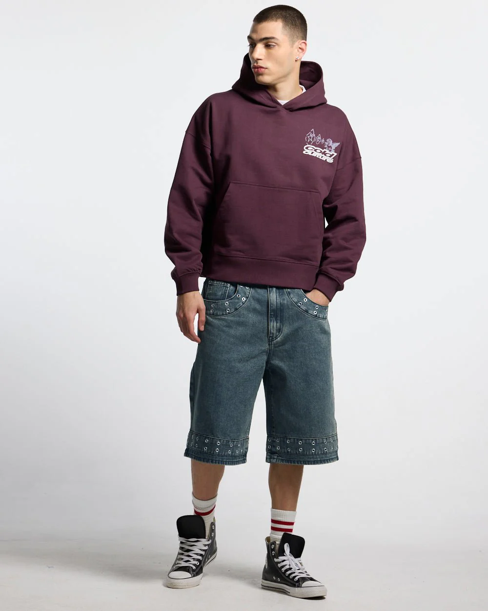 EYELET V2 SHORT DENIM - Image 6