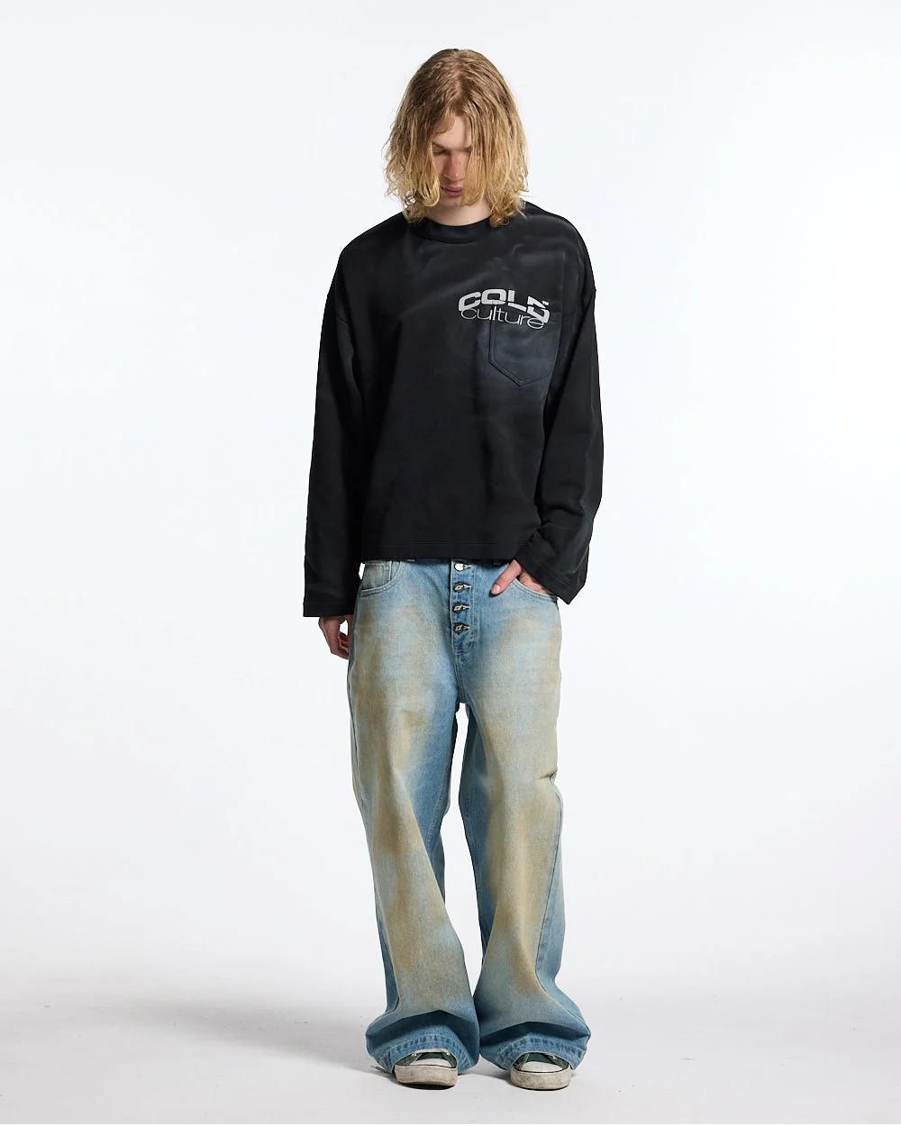 FARMER BLUES LONGSLEEVE BLACK - Image 6