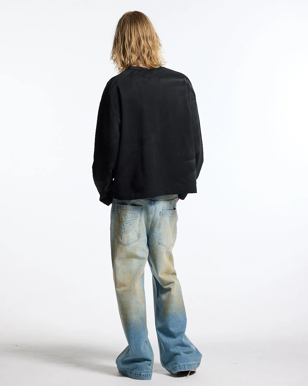 FARMER BLUES LONGSLEEVE BLACK - Image 7
