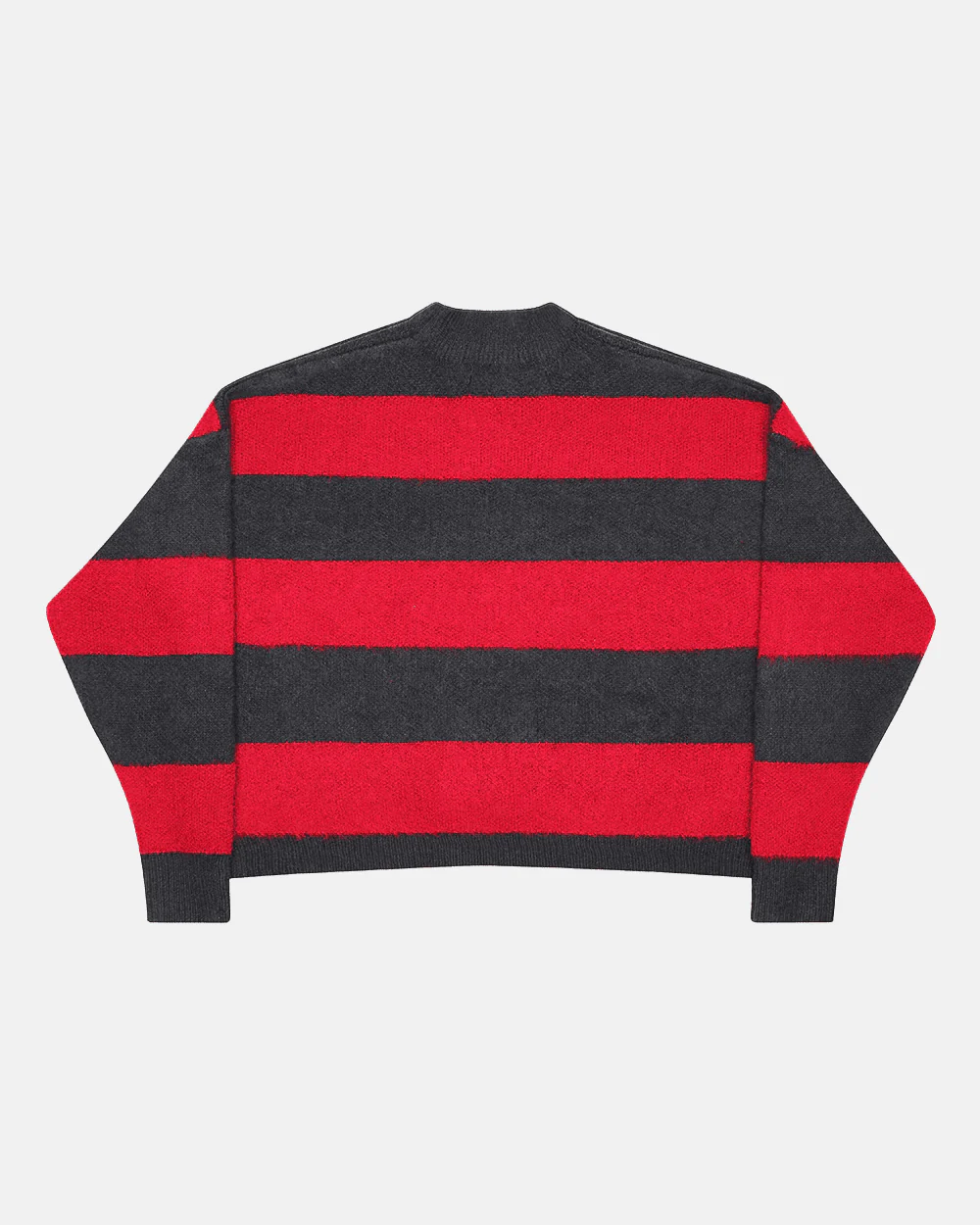 FLUFFY FUR KNIT BLACK & RED - Image 4
