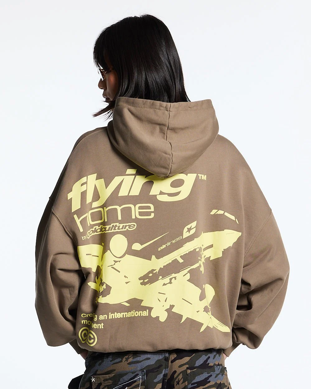 FLYING HOME HOODIE WALNUT BROWN - Image 5