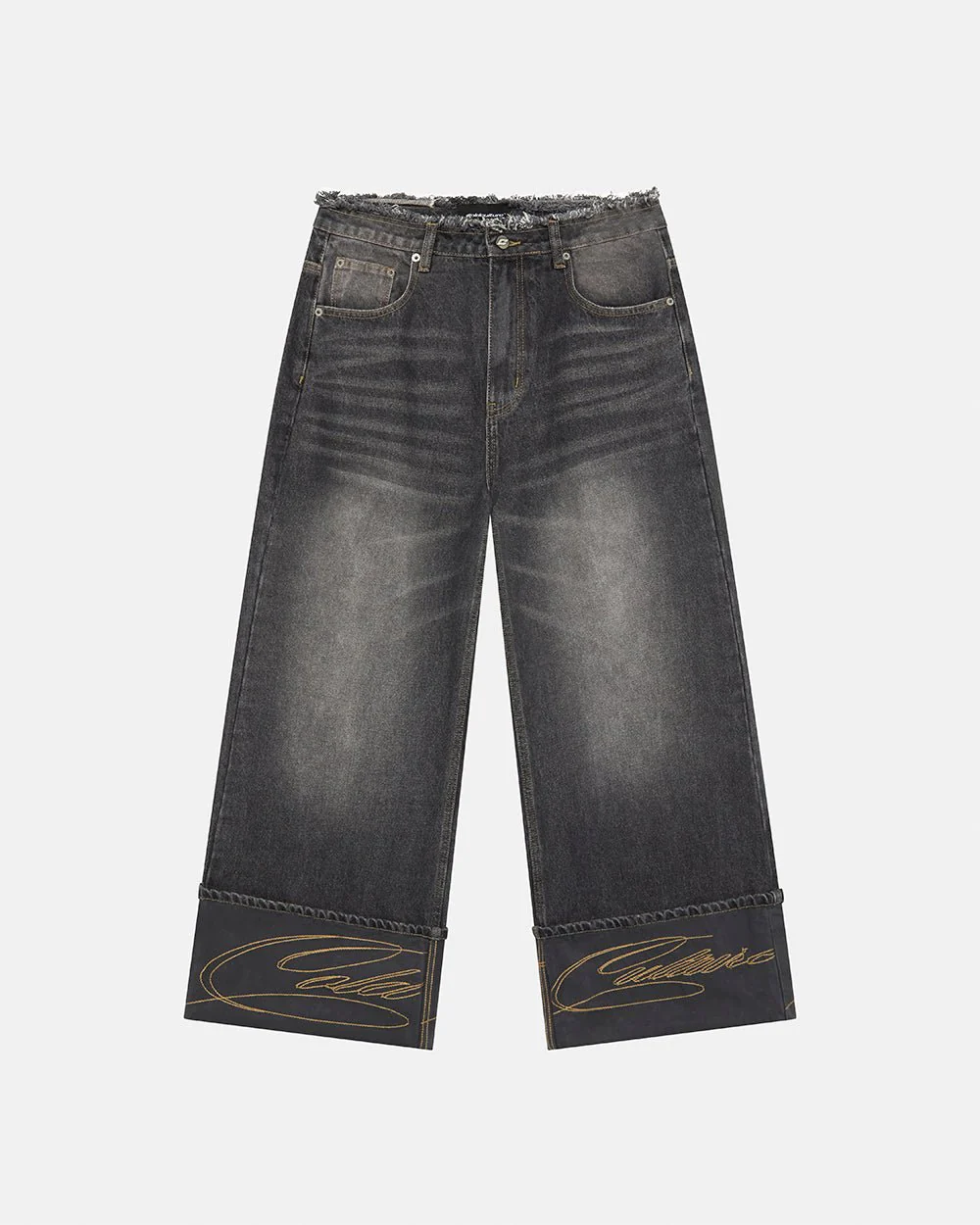 FOLDED V3 PANTS DARK GREY DENIM - Image 2