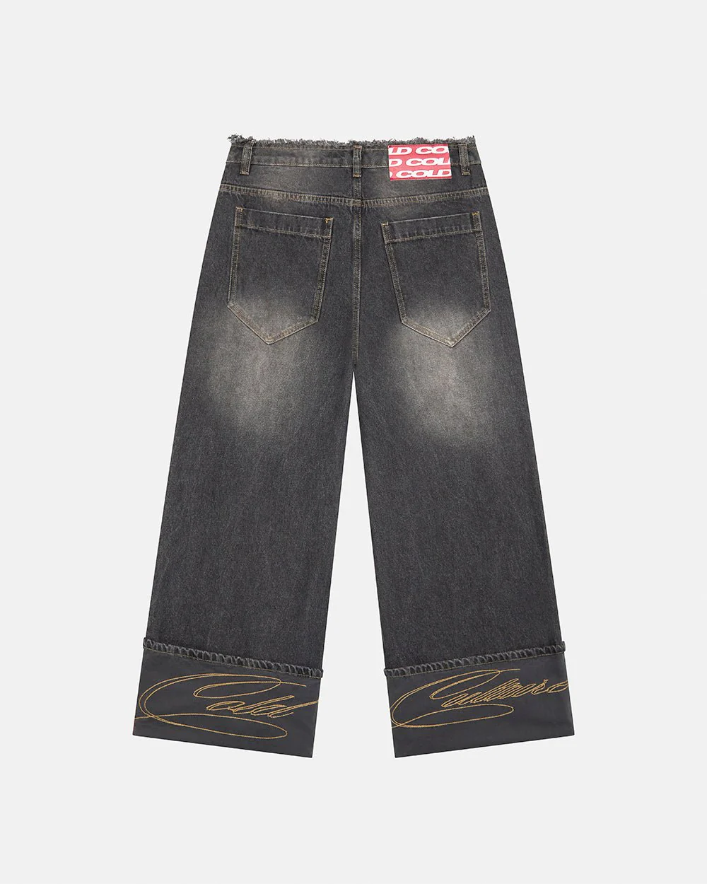 FOLDED V3 PANTS DARK GREY DENIM - Image 4