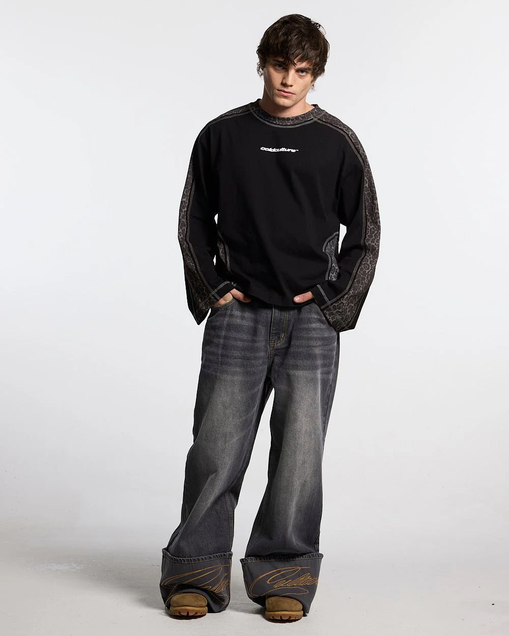 FOLDED V3 PANTS DARK GREY DENIM - Image 5