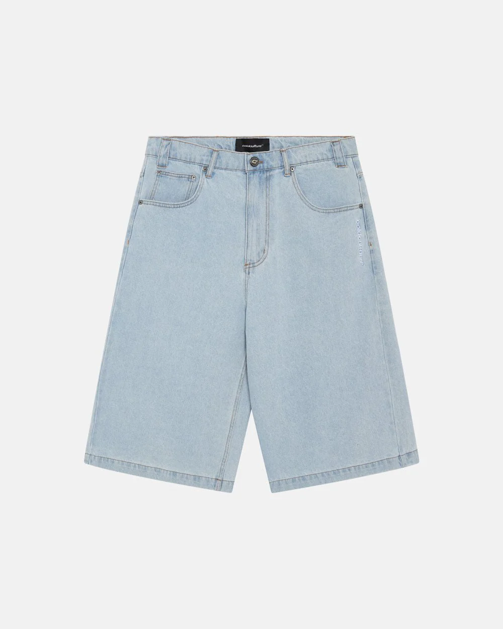 FROSTED JORTS LIGHT BLUE DENIM