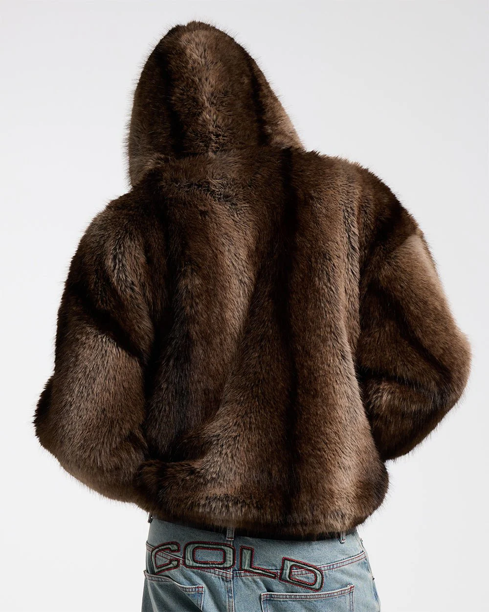 FUR HOODIE JACKET - Image 4