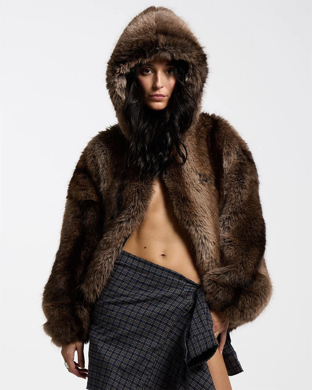 FUR HOODIE JACKET - Image 5