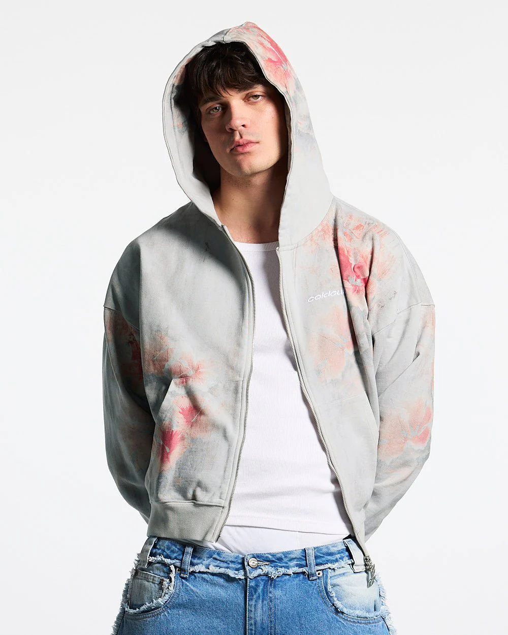 GARDEN N´ROSES ZIP HOODIE GREY - Image 2