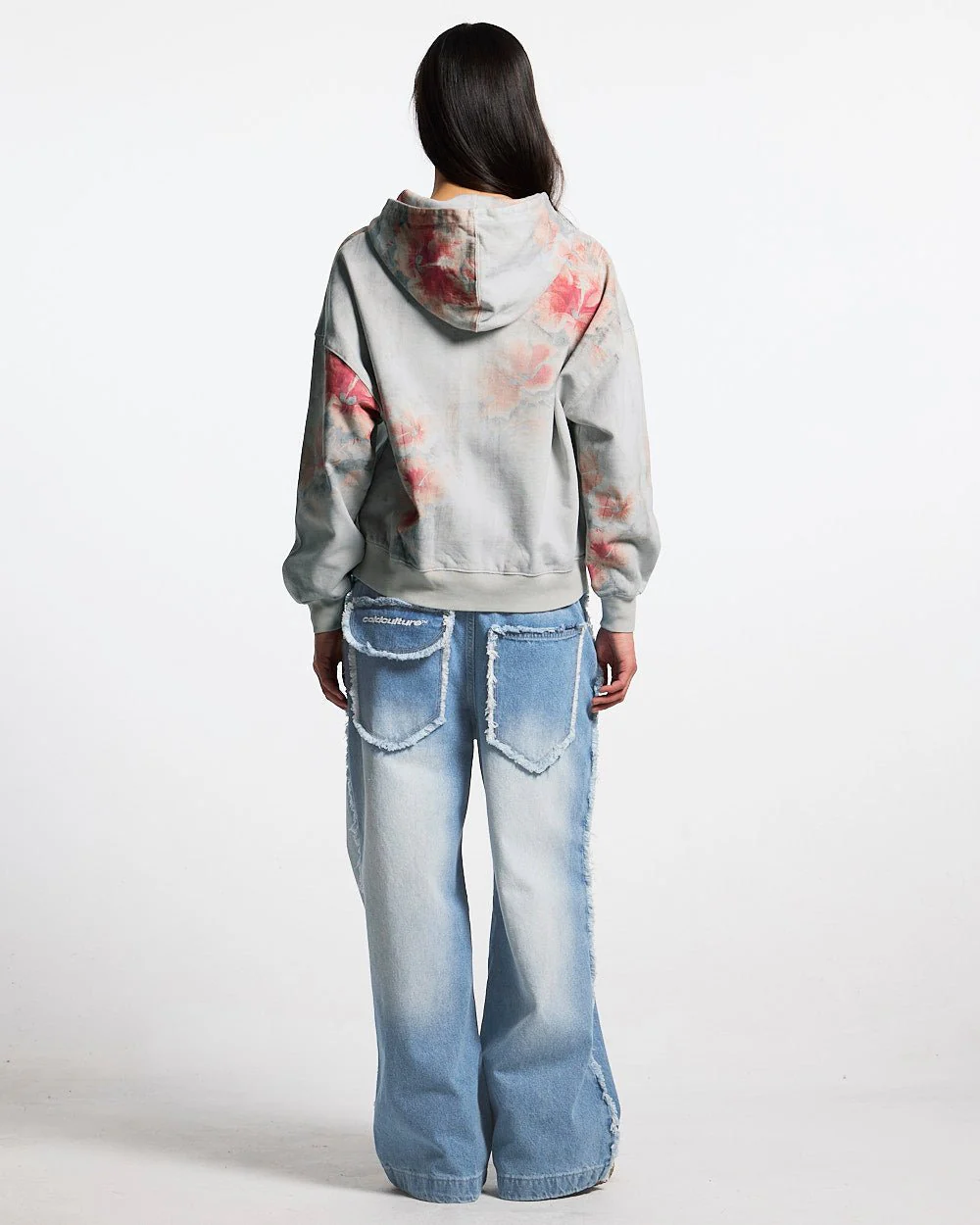 GARDEN N´ROSES ZIP HOODIE GREY - Image 6