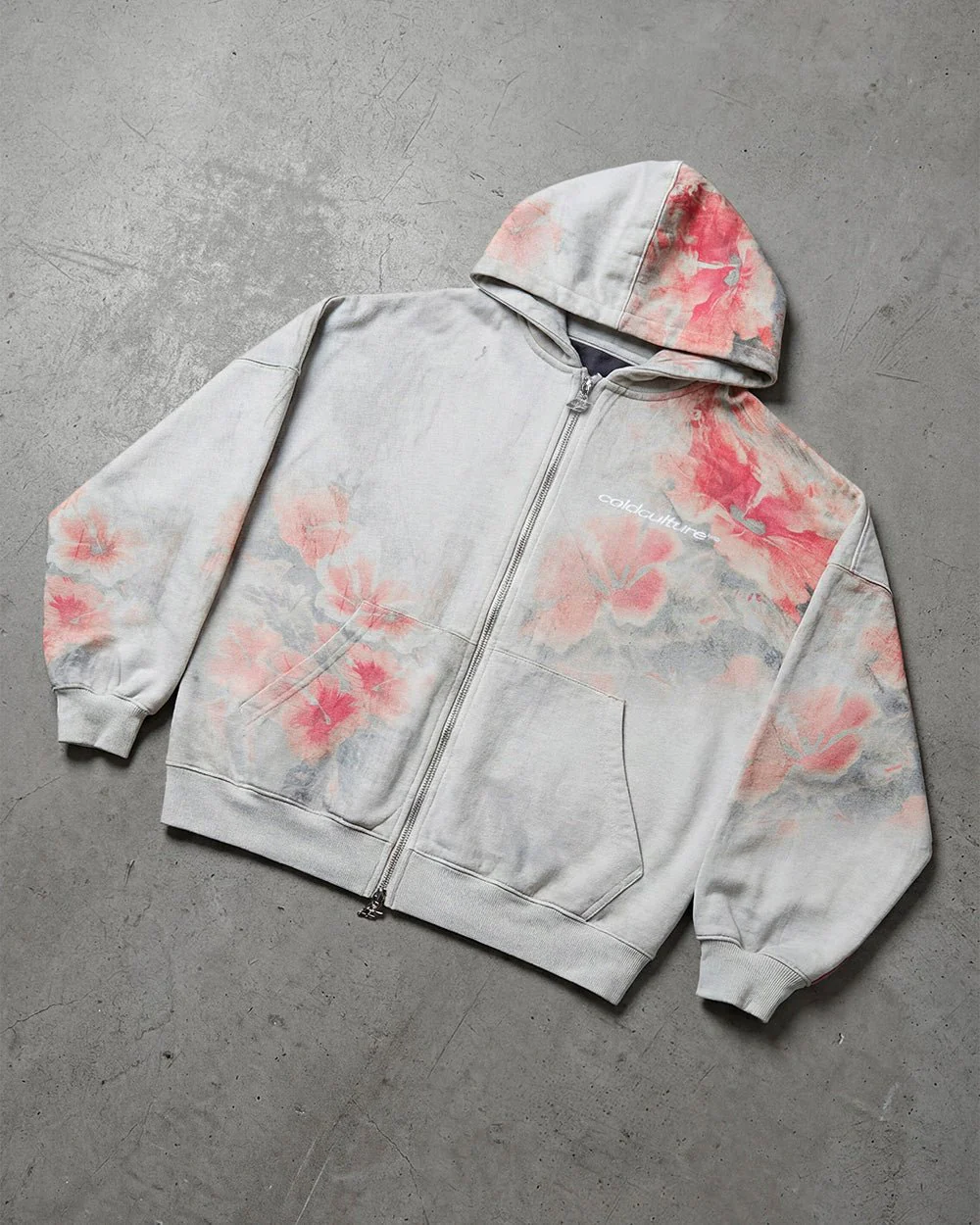 GARDEN N´ROSES ZIP HOODIE GREY - Image 7